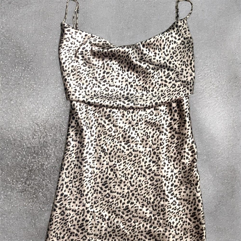 Princess Polly Leopard Betta Vanore Mini Dress